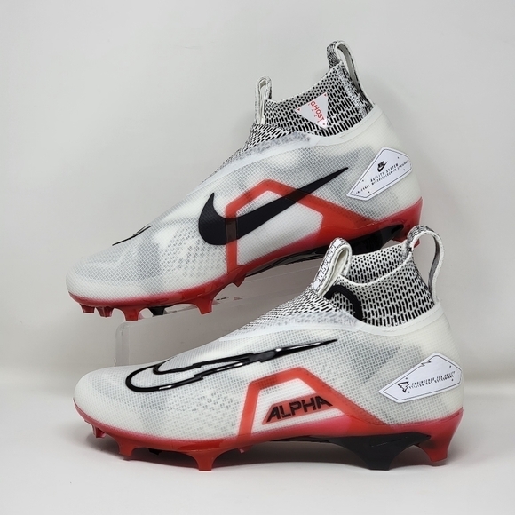 Nike Alpha Menace Elite 3 Football Red White Comfort CT6648-103 Men Sz Multi New - Picture 2 of 10